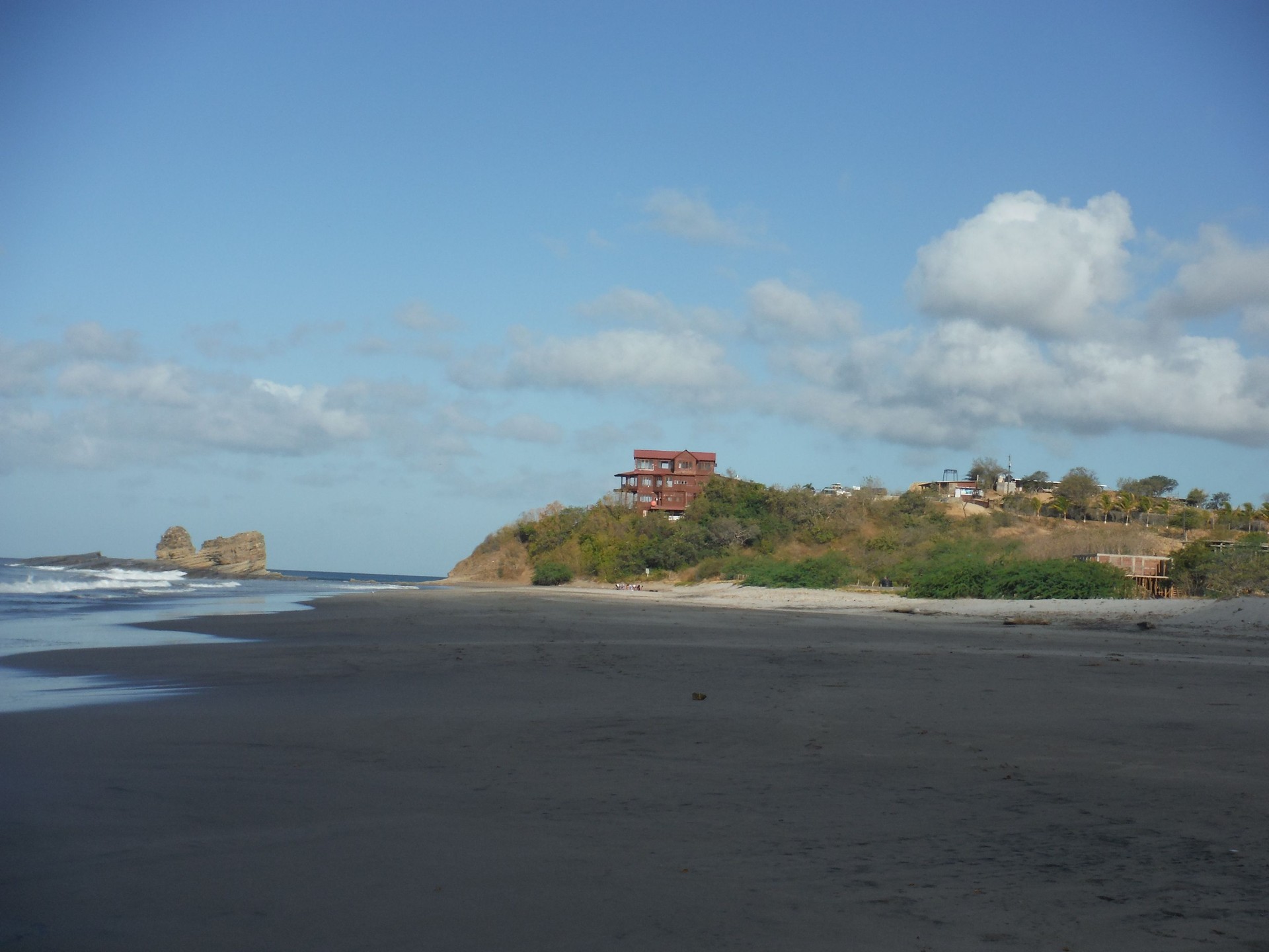 Magnific Rock on Playa Santana in Nicaragua